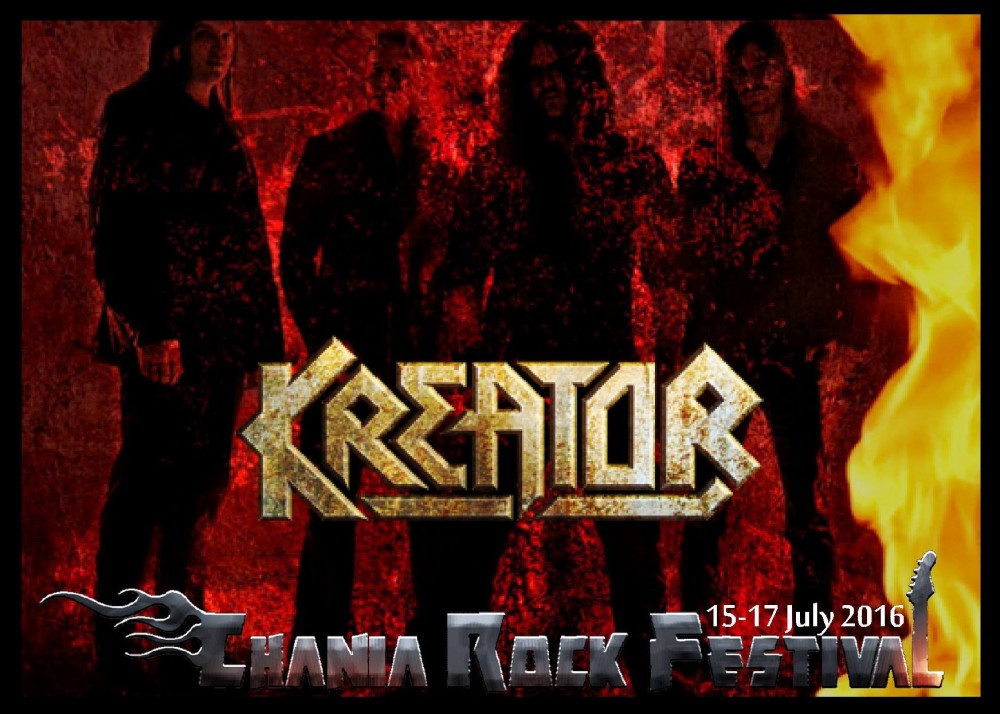 Οι KREATOR headliners στο Chania Rock Festival!
