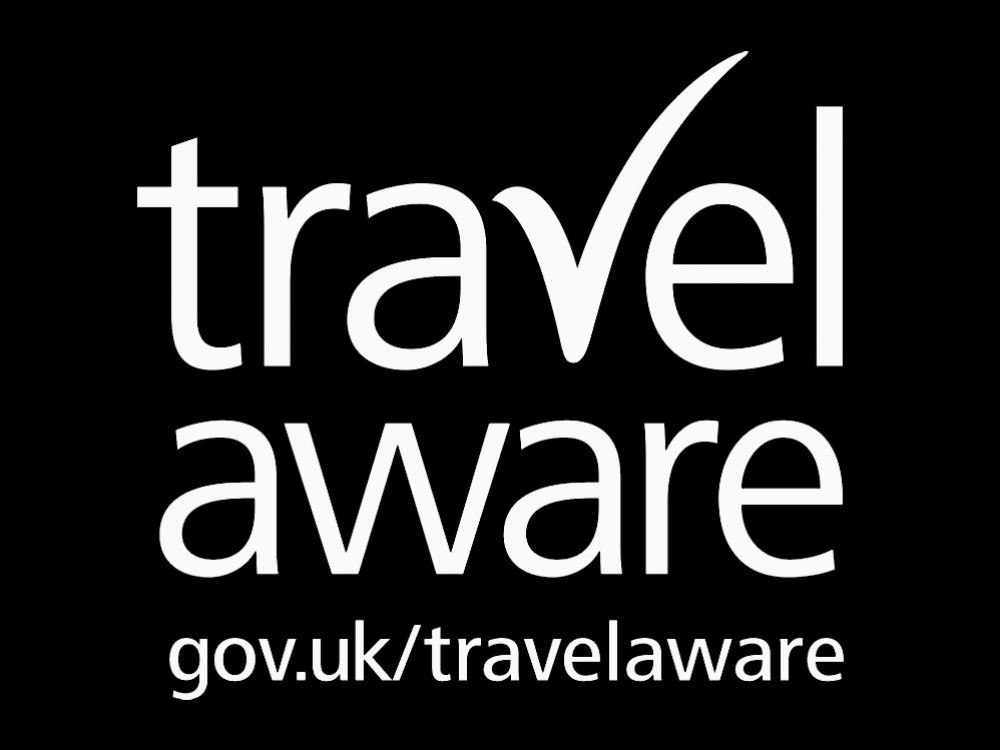 Travel Aware - the British consulate supports our efforts for a safe festival!